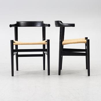 Hans J. Wegner, chairs, 5 pcs, FR Denmark.