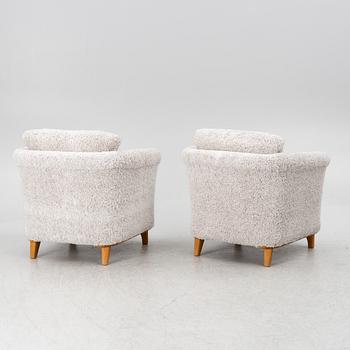 A pair of armchairs, Bröderna Andersson, later part of the 20th century.