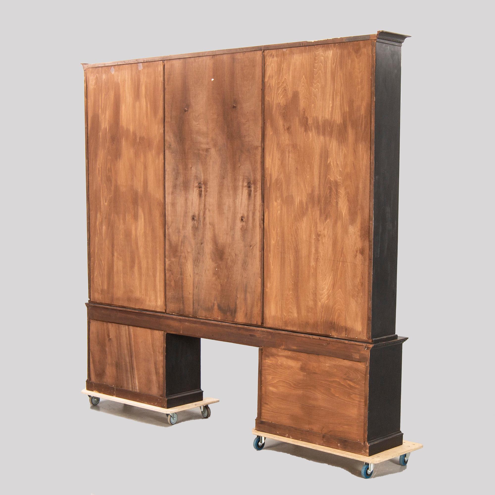 A painted display cabinet first half of the 20th century.