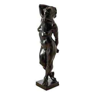 Gudmar Olovson, Statue. Signed. Numbered. Foundry mark. Bronze, height 210 cm, length 56 cm.