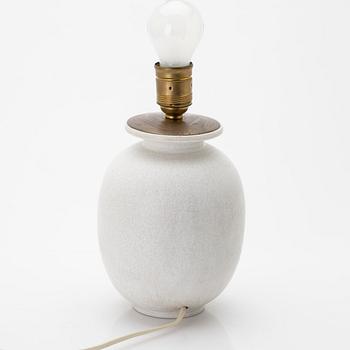 Gunnar Nylund, Table lamp, stoneware, Rörstrand.