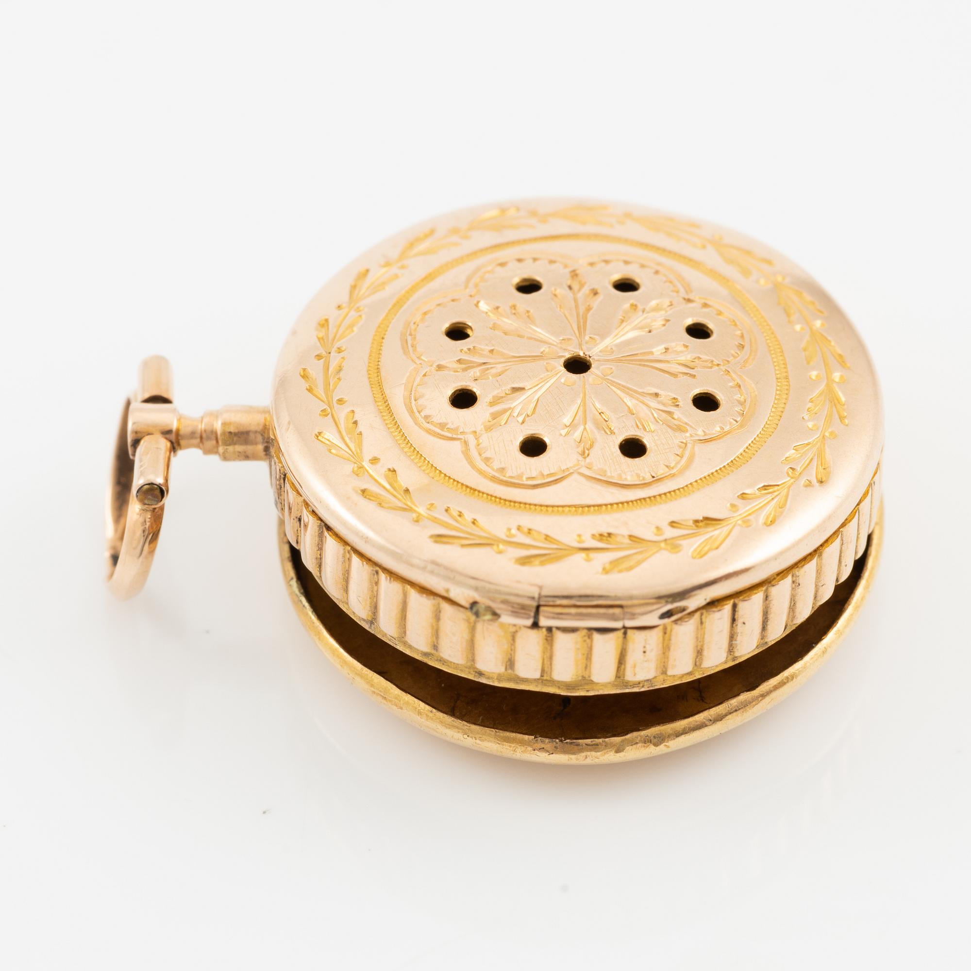 Medaljong, 18K guld.