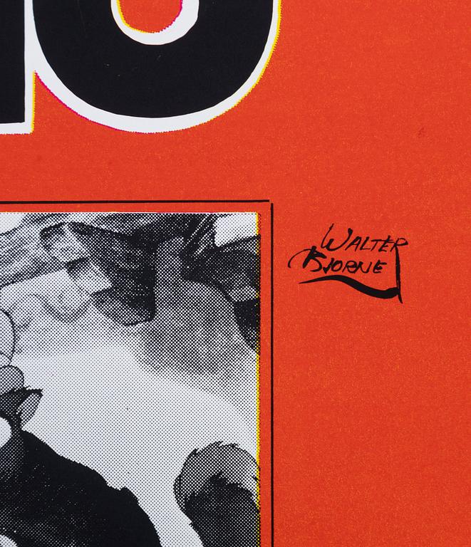 Walter Bjorne, a vintage movie poster, 'Pinocchio'.