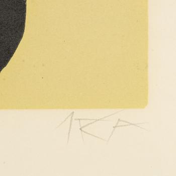 Jean Arp, a lithograph in colour, signed and numbered 9/10.