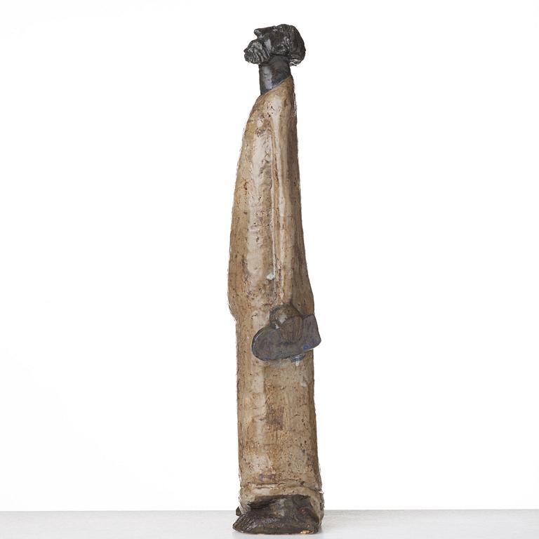 Åke Holm, skulptur, "Mose med Lagtavlorna", Höganäs 1950-tal.