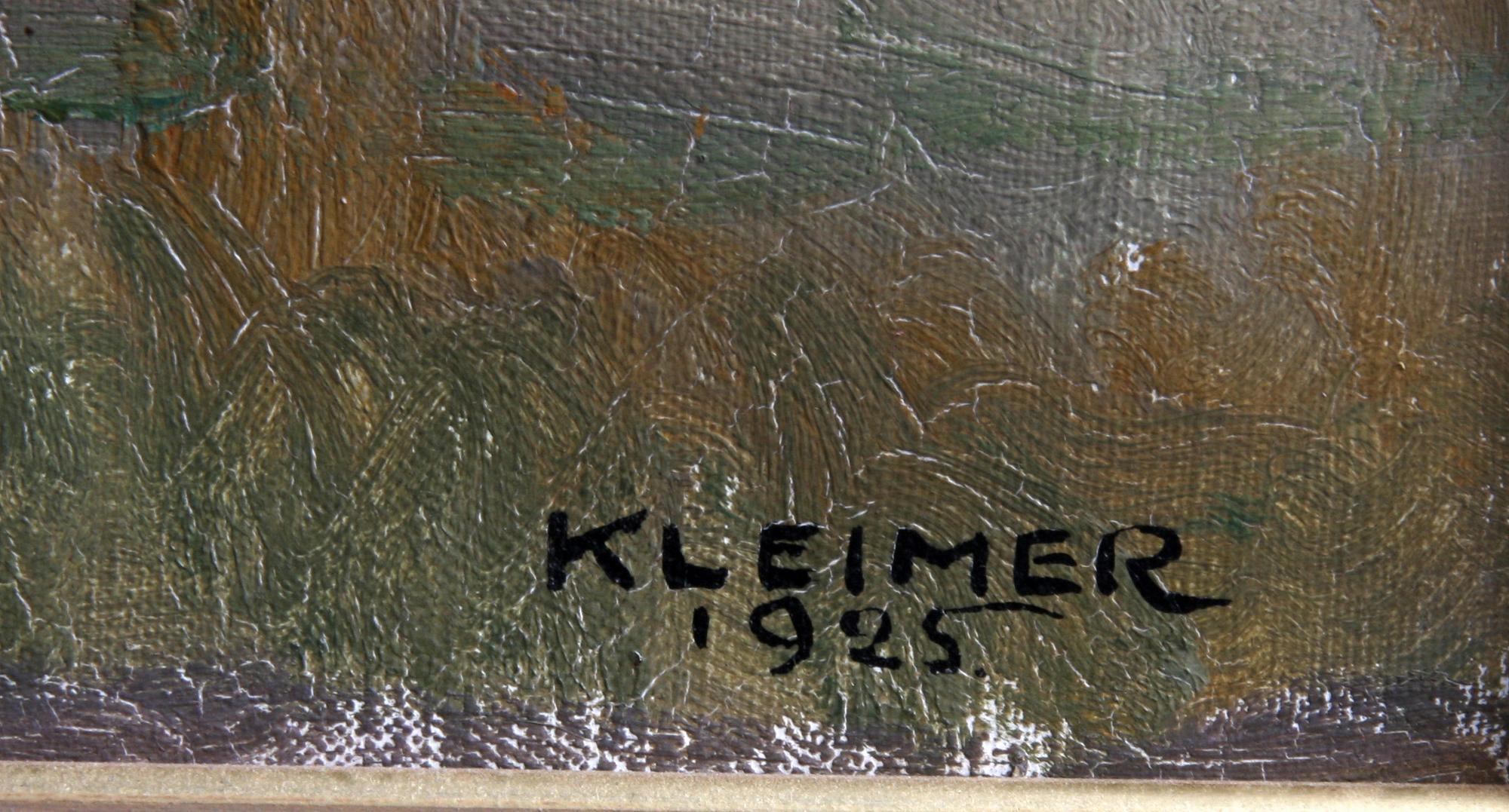 AXEL KLEIMER, olja på duk, sign o dat 1925.