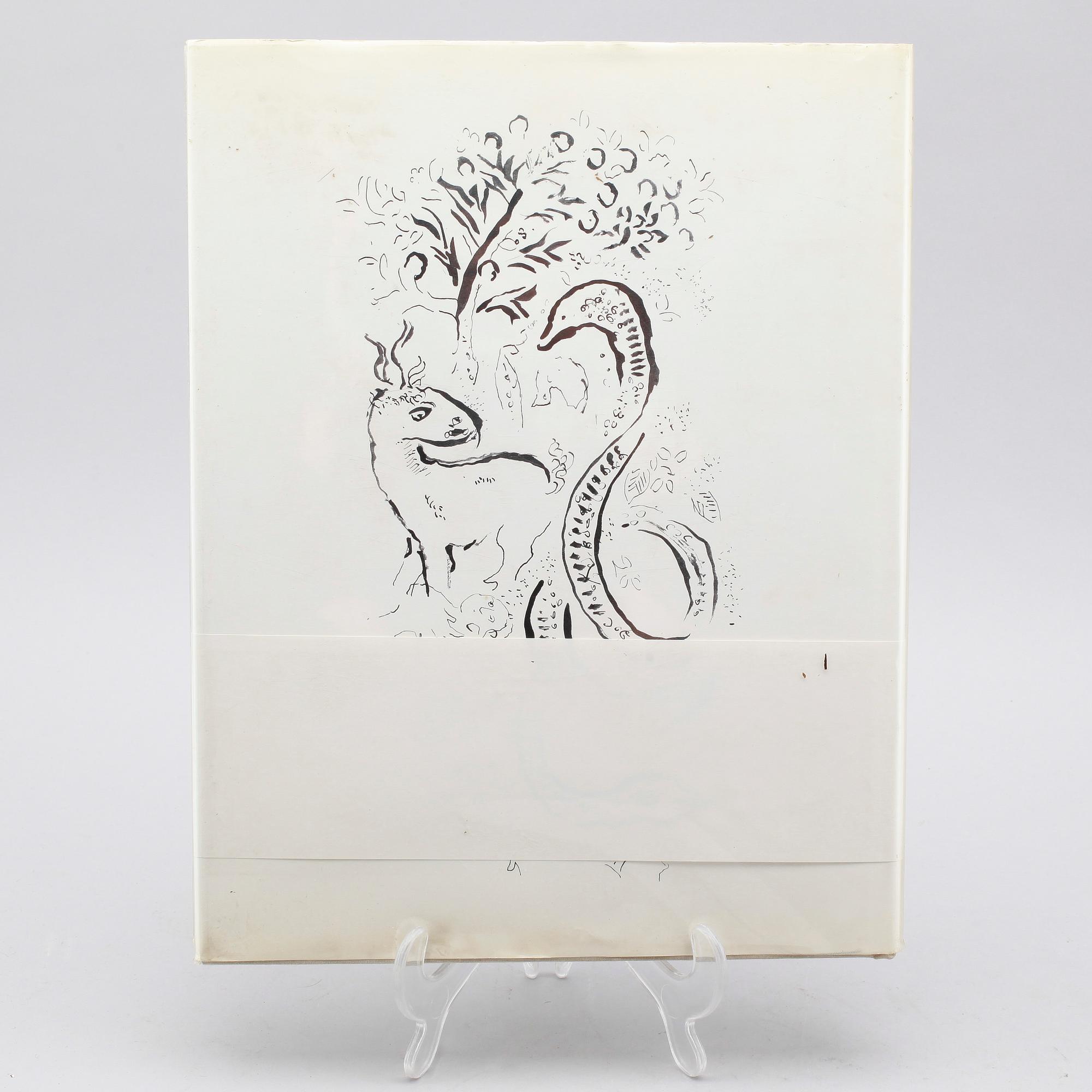BOK, "Le Message biblique Marc Chagall", Fernand Mourlot, Paris, signerad.