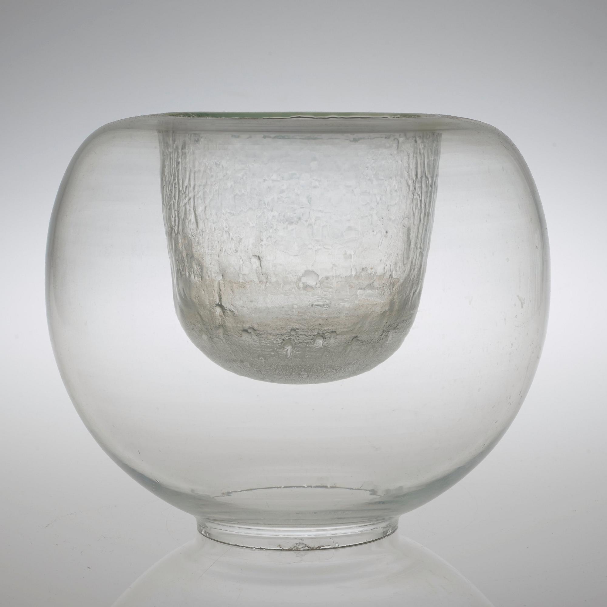 TIMO SARPANEVA, skålar, 2 st, Finlandia-serien, Iittala Finland 1968-74.