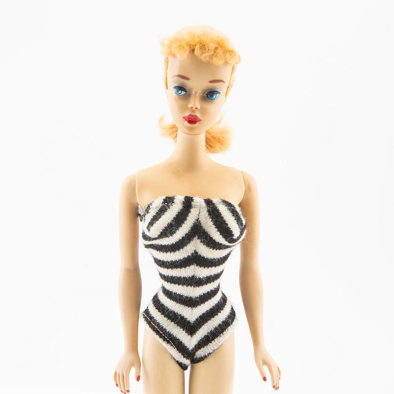 Barbie, docka, vintage "Nr. 3, Ponytail", Mattel 1960.