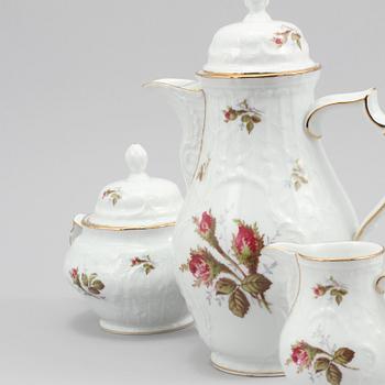 KAFFESERVIS, 25 delar, porslin, Rosenthal, 1900-talets andra hälft.