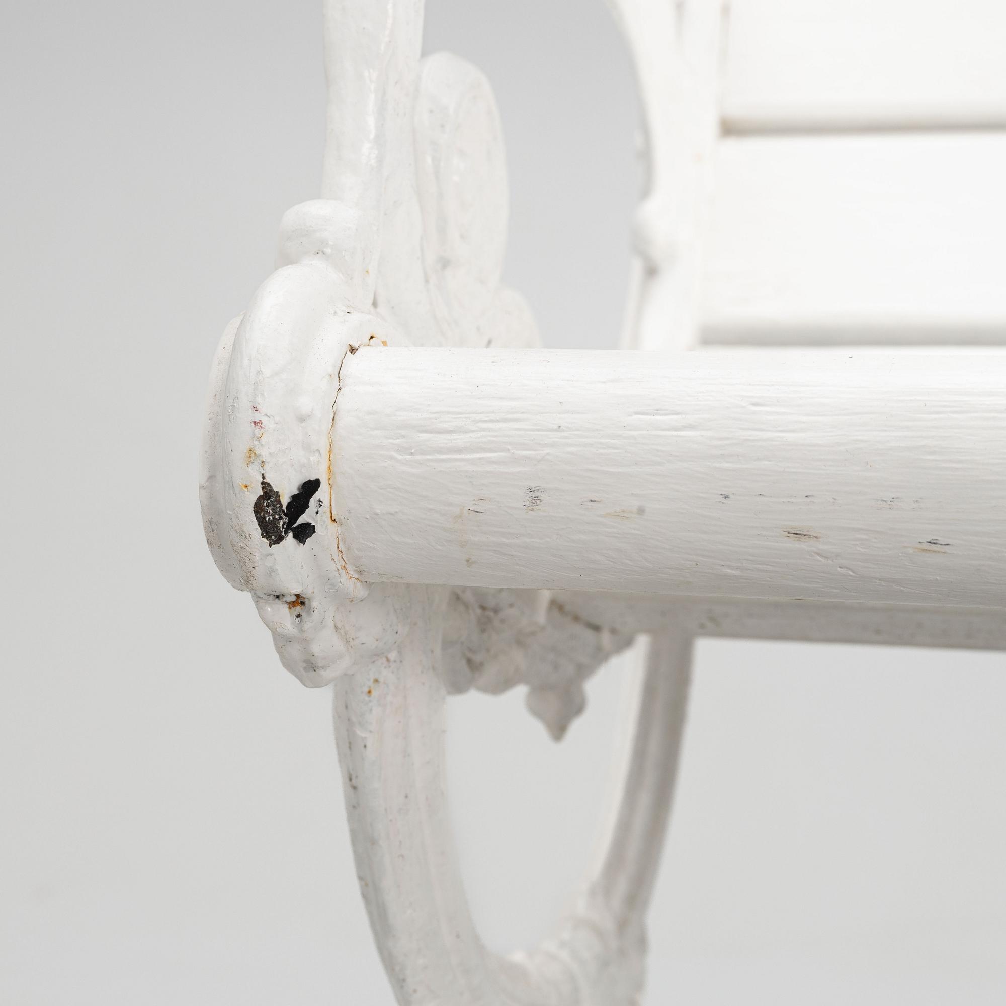 Trädgårdssoffa, gjutjärn, 1900-tal.