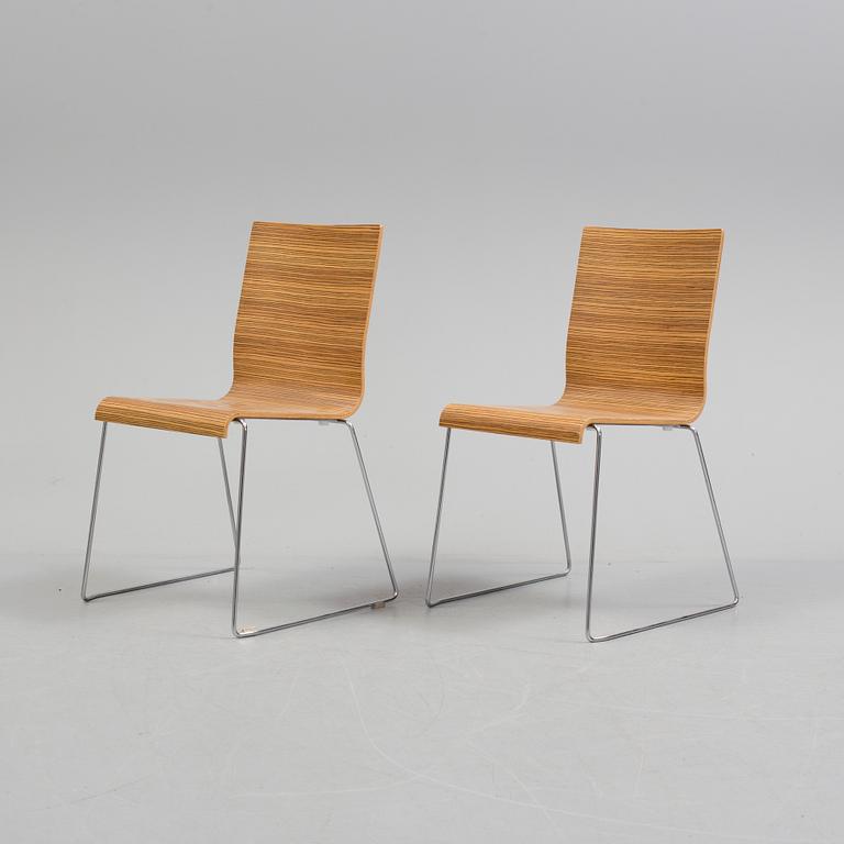 STOLAR, 6 st, Kuadra chair 1321, Pedrali, Italien.