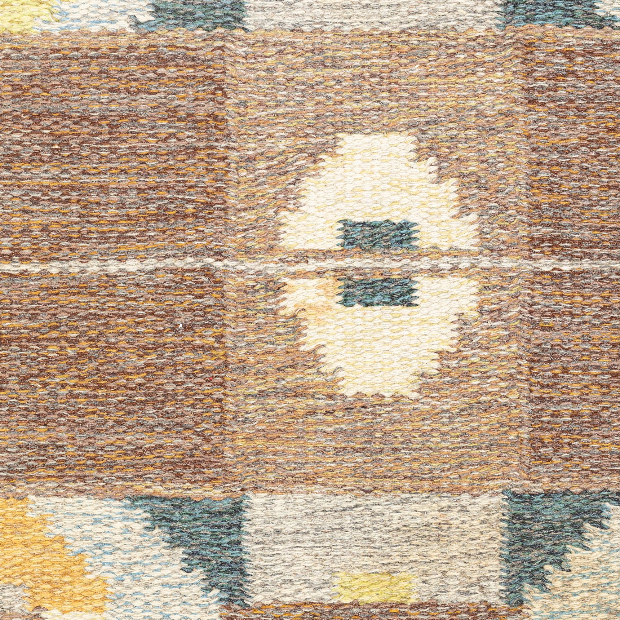Ingegerd Silow, matta, rölakan, signerad IS, ca 307 x 190 cm.