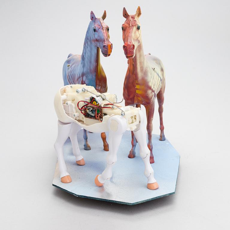 Matti Helenius, assemblage, signed and dated 2019.