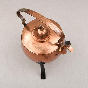 KAFFEPANNA, koppar, 1800-tal.
