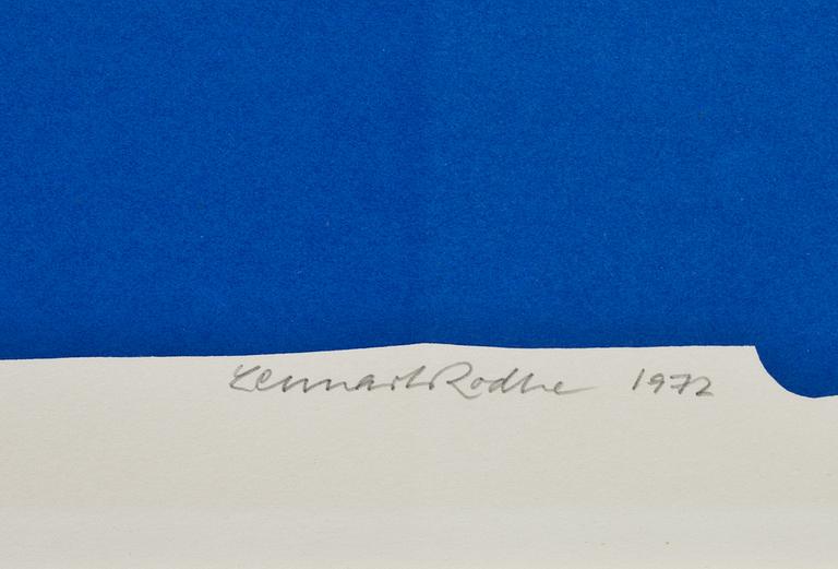 LENNART RODHE, färglitografi, sign, dat 1972 o numr 211/260.