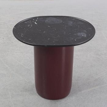 Edward Barber & Jay Osgerby, a marble top side table, model 'Button oval' B&B Italia, designed in 2014.