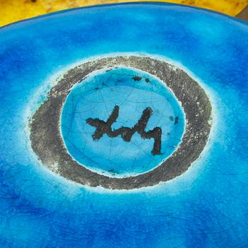 ASK MED LOCK, stengods, Hans Hedberg, Biot, sign.