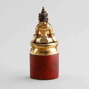 SKULPTUR, trä, Kina.