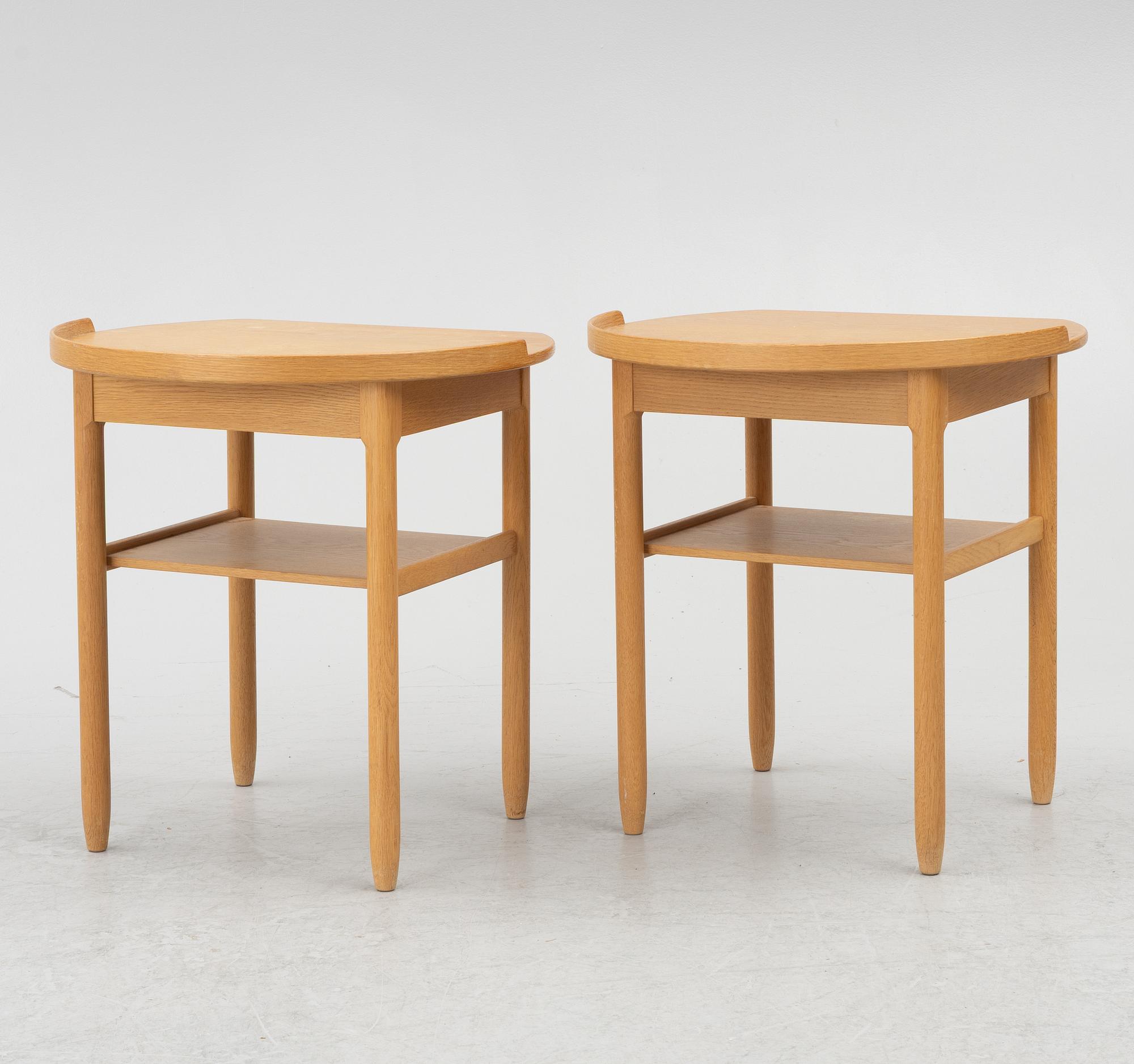 Sven Engström och Gunnar Myrstrand, sängbord, ett par, Bodafors, 1964.