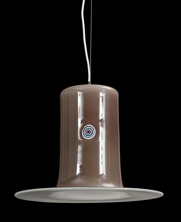 TAKLAMPA, glas, Gino Vistosi, Murano, Italien 1960-tal.