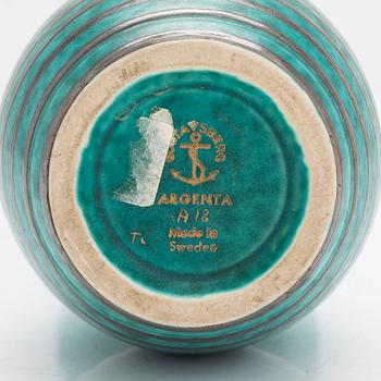 Wilhelm Kåge, vas, "Argenta" Gustavsberg.