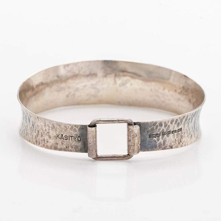 Väinö Hamara, bracelet, silver, Helsinki, 1965.