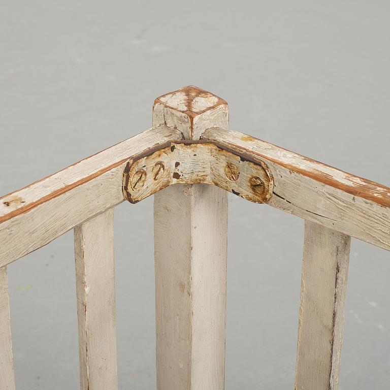 A textile baket from around the year 1900.