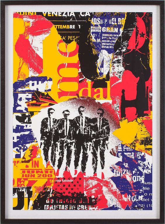 MARCEL STRÜWER, färgserigrafi, provtryck, signerad.