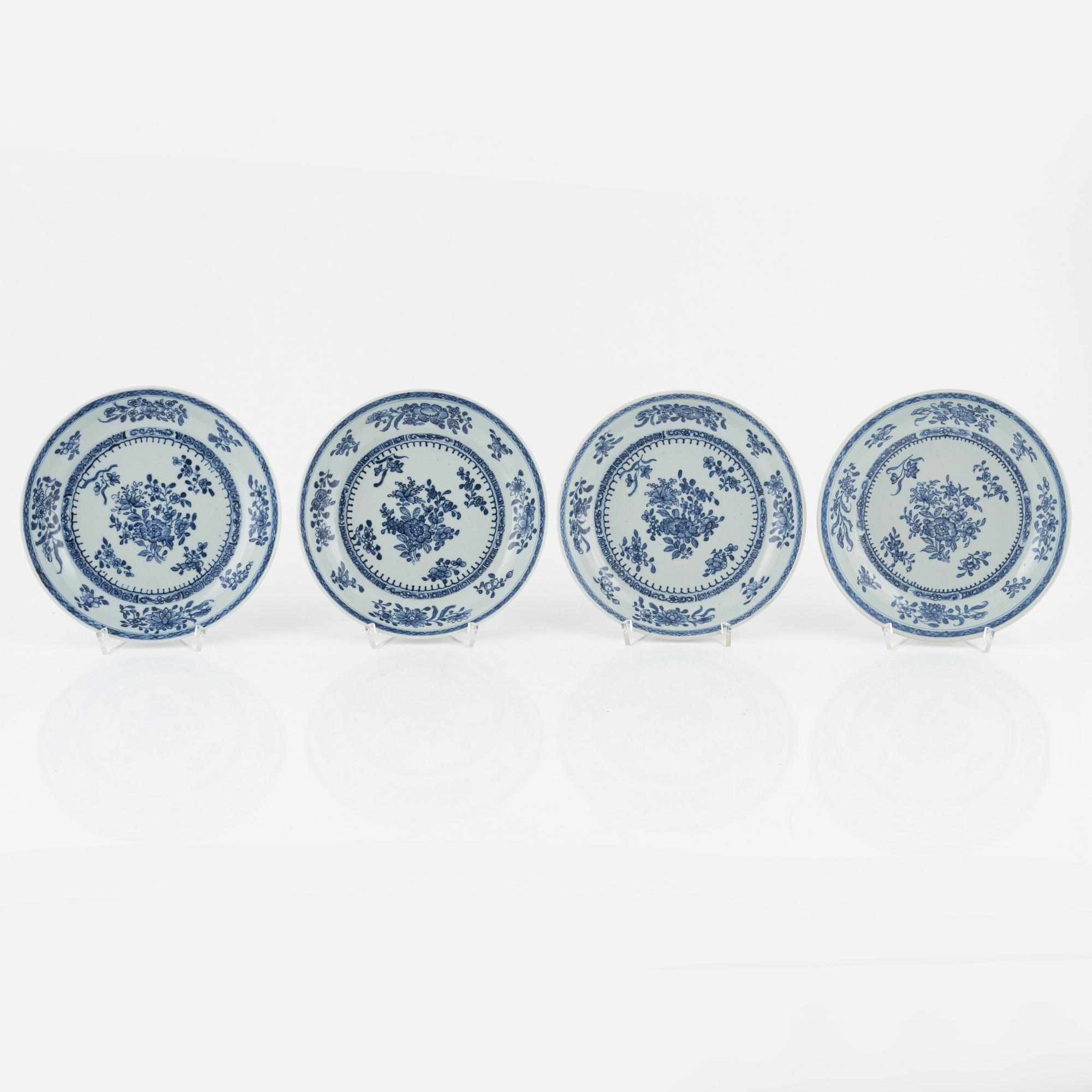 Company porcelain, 7 pieces, China, 18th century.