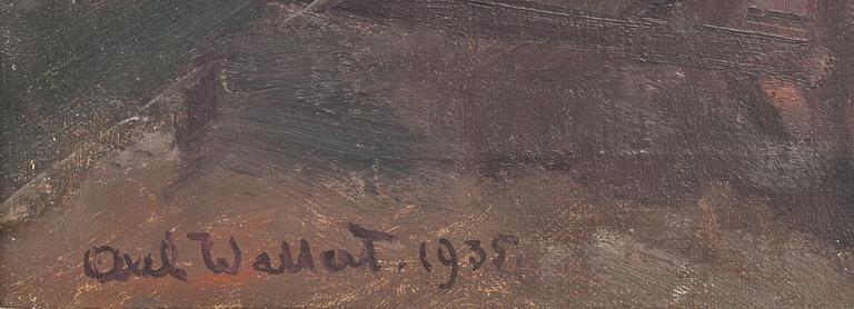 AXEL WALLERT, Olja på duk, signerad och daterad 1935.
