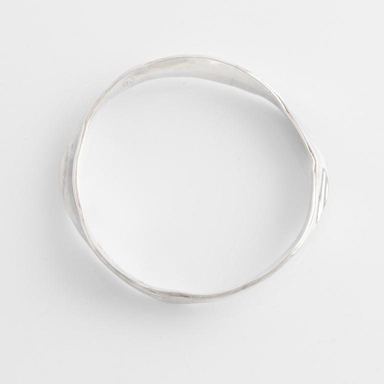 Claës E. Giertta, Bracelet sterling silver, Stockholm 1984.