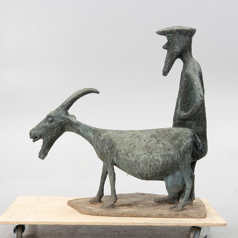 Allan Runefelt, 'Gubben med geten (The Old Man with the Goat)'.