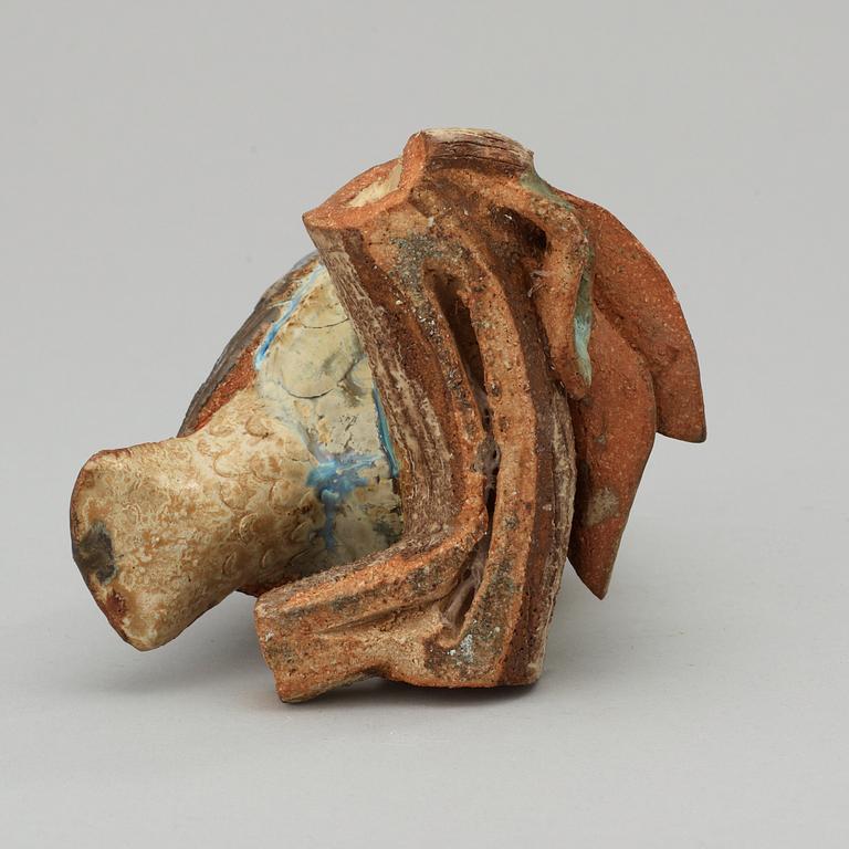 A Tyra Lundgren stoneware figure of a bird, Gustavsberg.