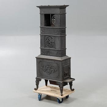 Kamin, gjutjärn, 1900-talets första hälft.