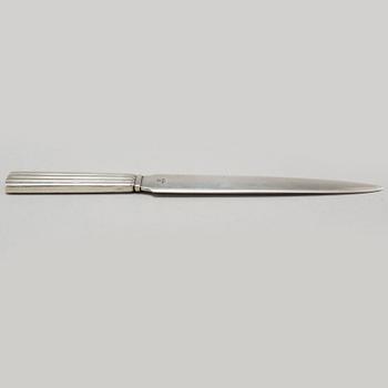 SIGVARD BERNADOTTE, a "Bernadotte" silver letter opener for Georg Jensen, Copenhagen post 1945.