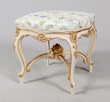 SALONGSMÖBEL, 9 del, rokokostil, 1900-tal.