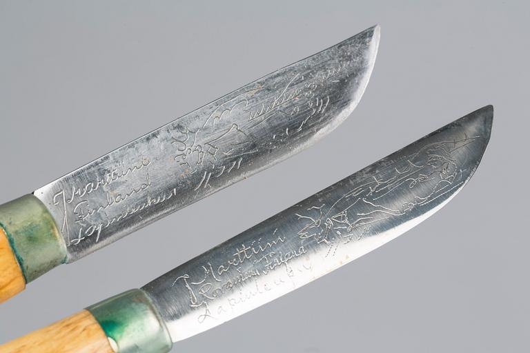 KNIVAR, 2+1 st, J Marttini, Rovaniemi, Finland.