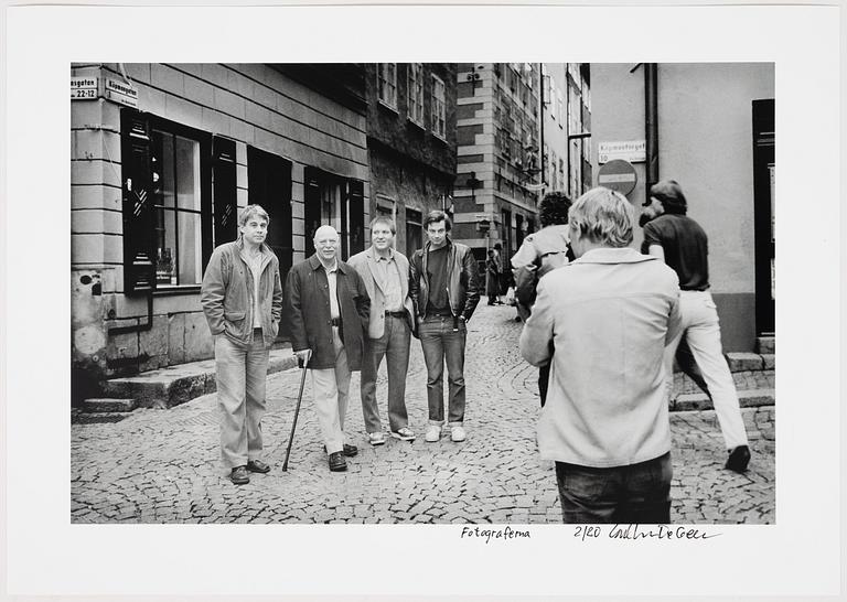 Carl Johan De Geer, "Fotograferna".