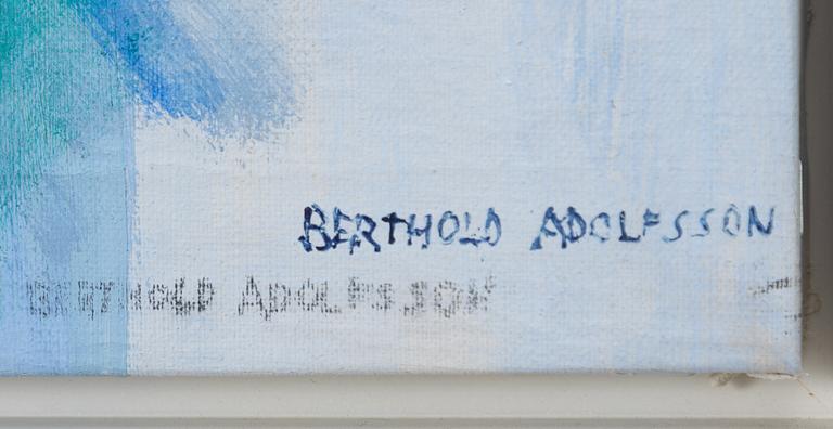 Berthold Adolfsson, Self-portrait.