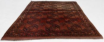 Matta, Turkmen, semiantik, ca 330 x 258 cm.