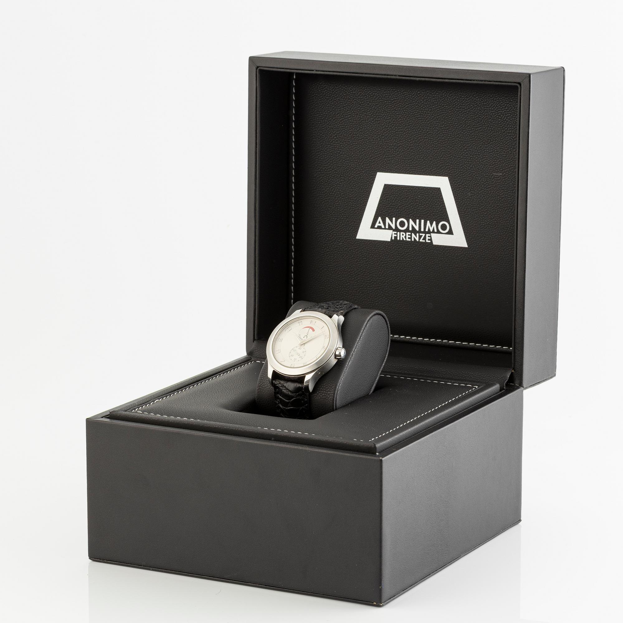 Anonimo, Power Reserve, wristwatch, 41 mm.