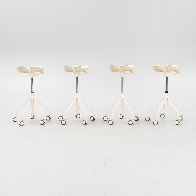 Jordi Bardia & Otto canalda, four 'Binaria' stools, D Barcelona.