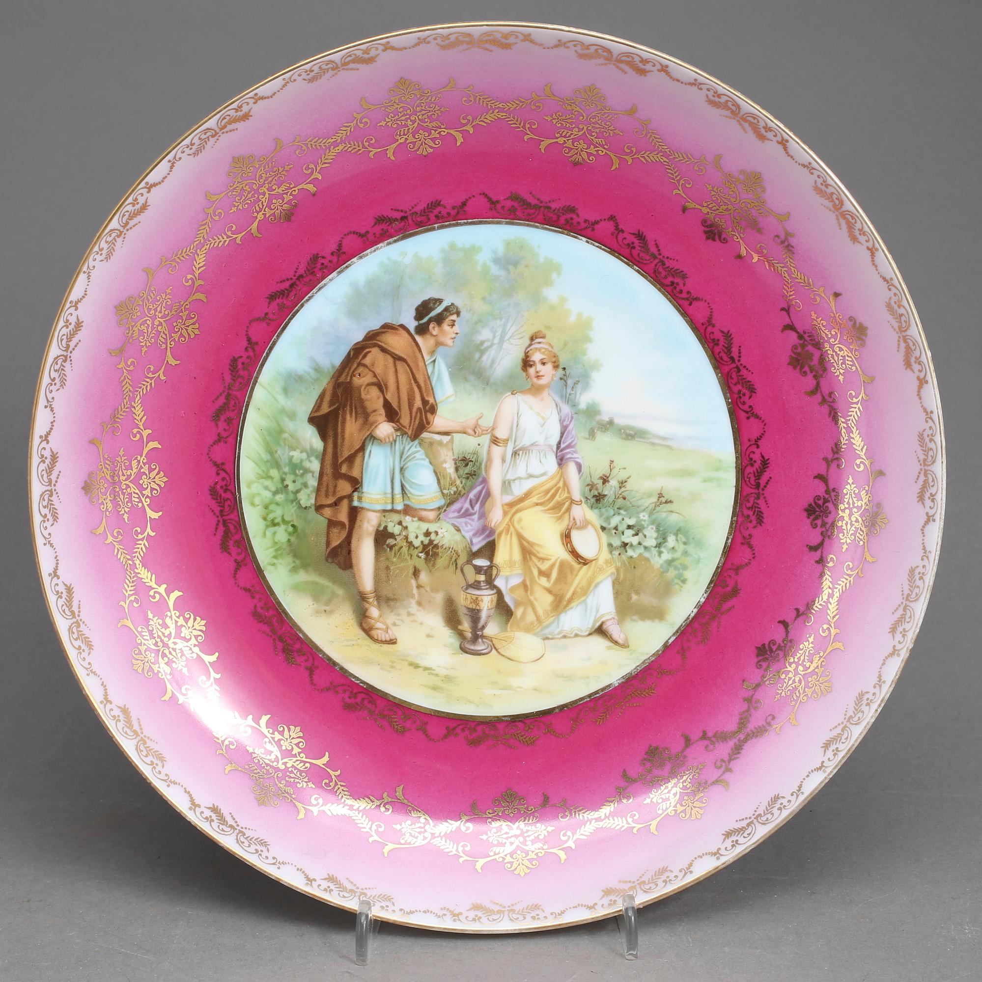 FAT, porslin, senempire, Wein, 1800-talets mitt.