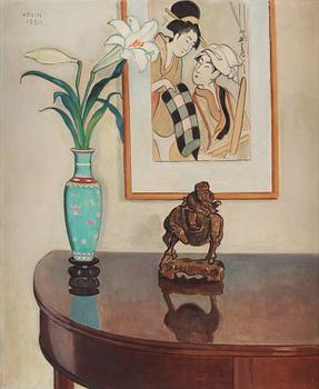 677. Einar Jolin, Still life with lilies.