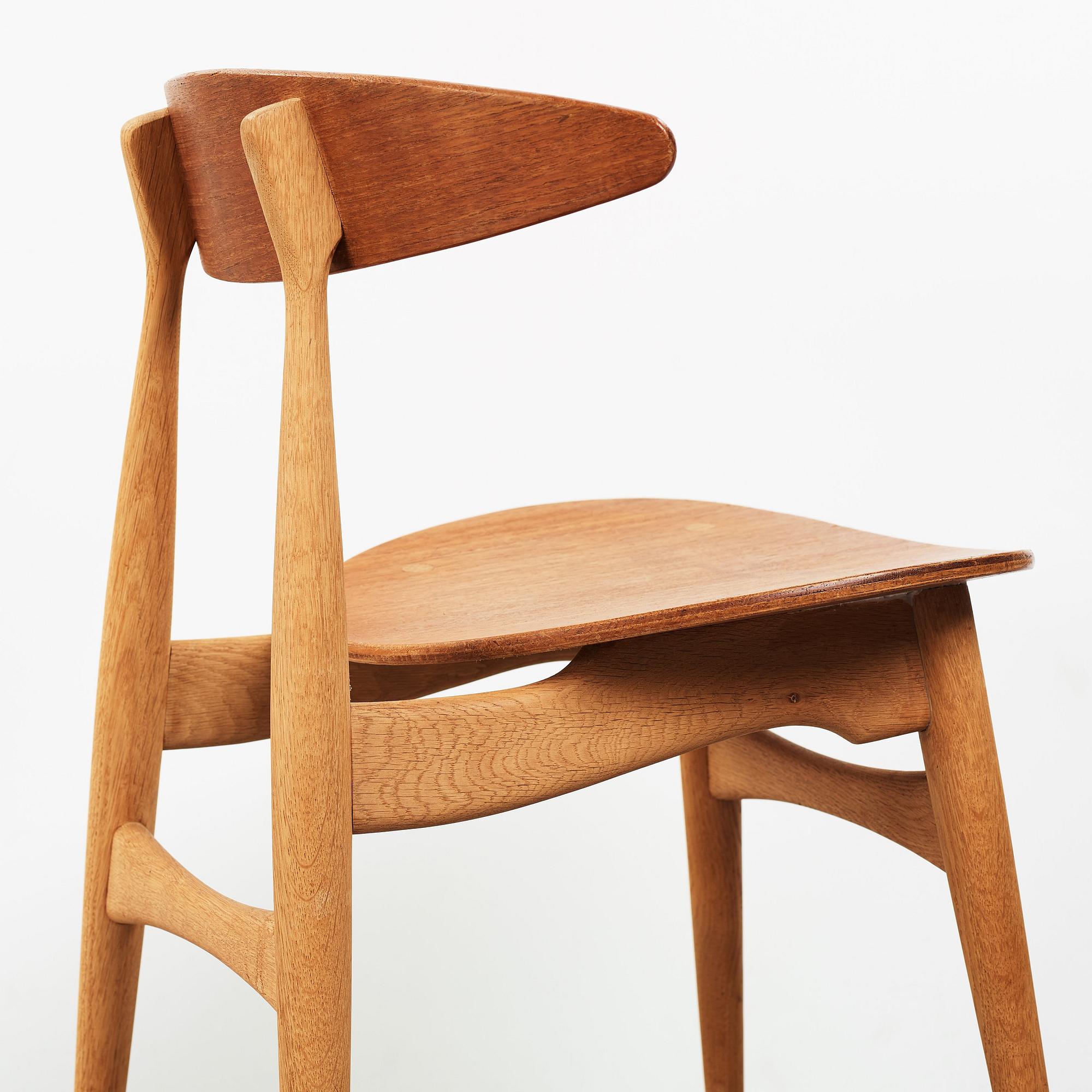 HANS J WEGNER, "CH33", stol, Carl Hansen & Søn, Danmark 1950-60-tal.