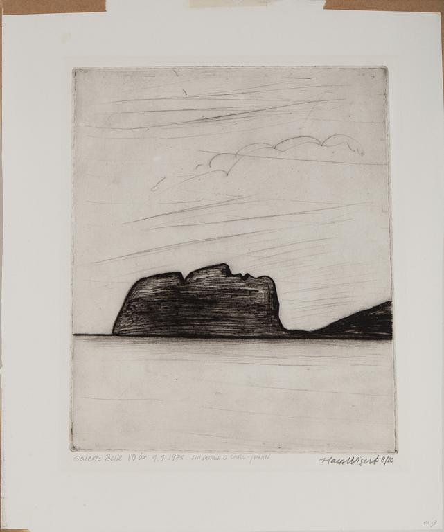 HANS WIGERT, 5 etchings, signed.