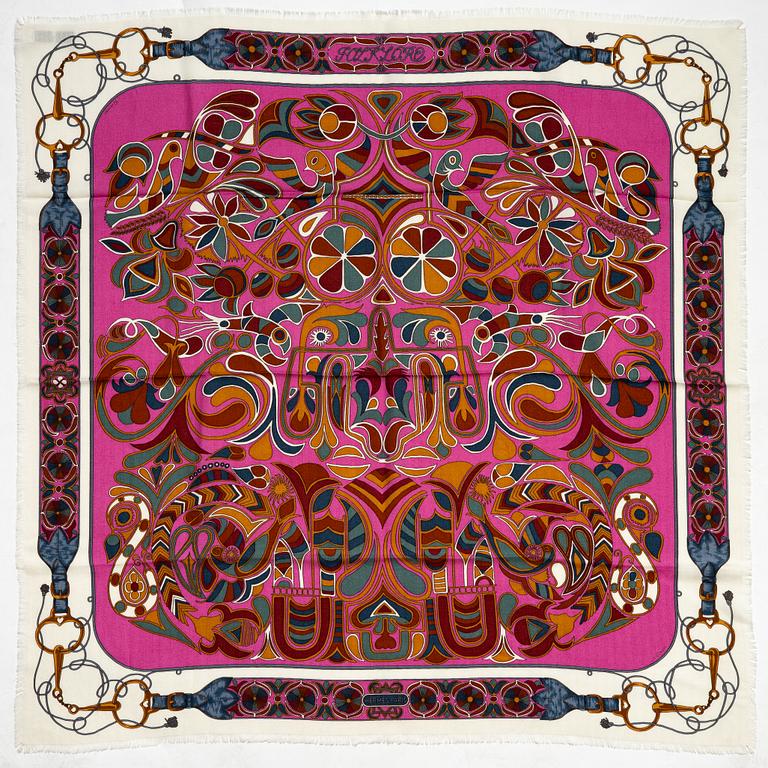 Hermès, sjal, "Folklore".