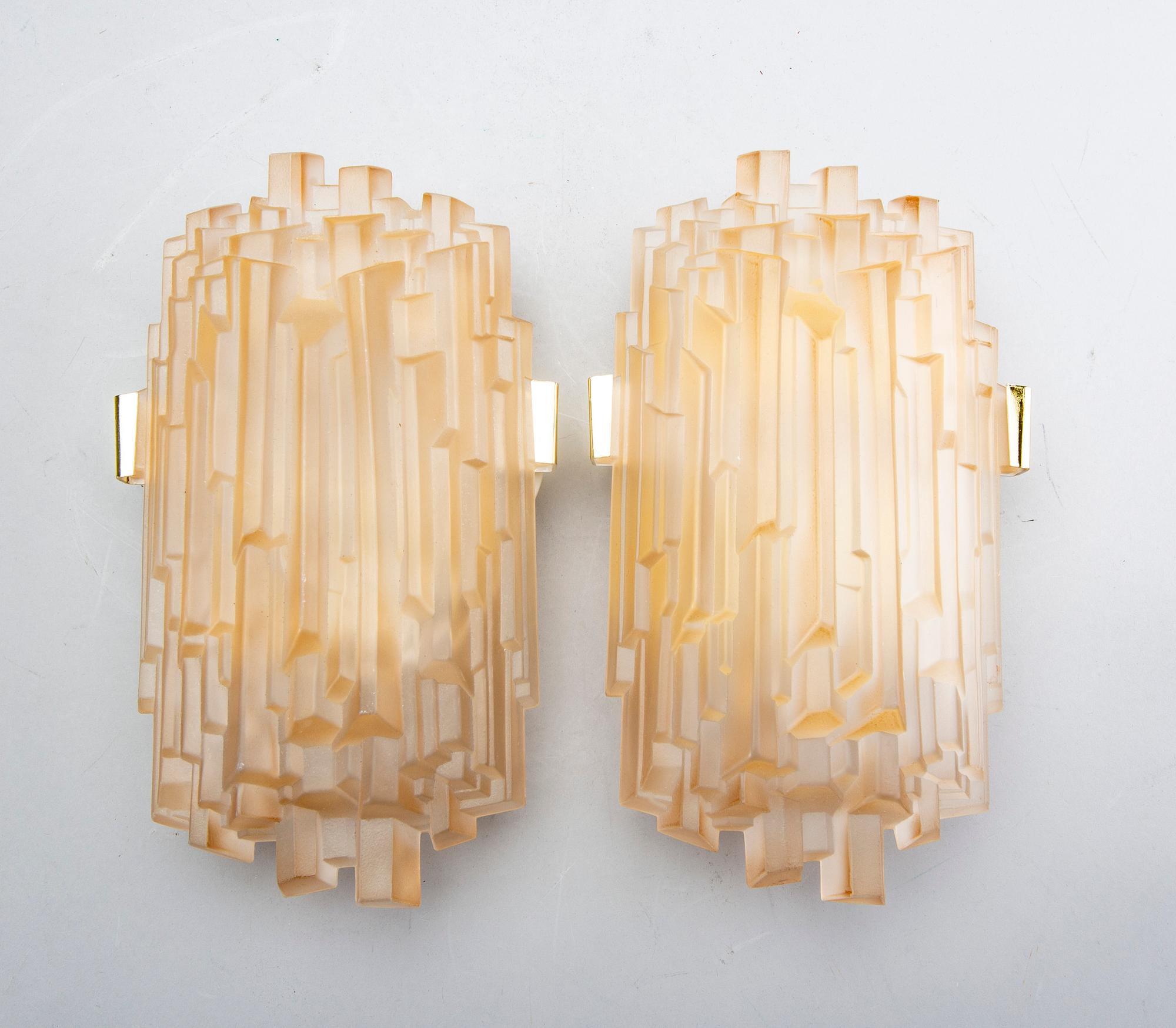 Wall lamps, 2 pcs, RAF, second half of the 20th century.
