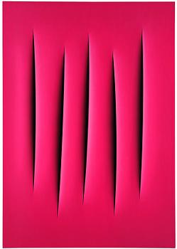 196. Ralf Arzt, "Trompe l'oeil Hommage à Fontana 2.0 IX".